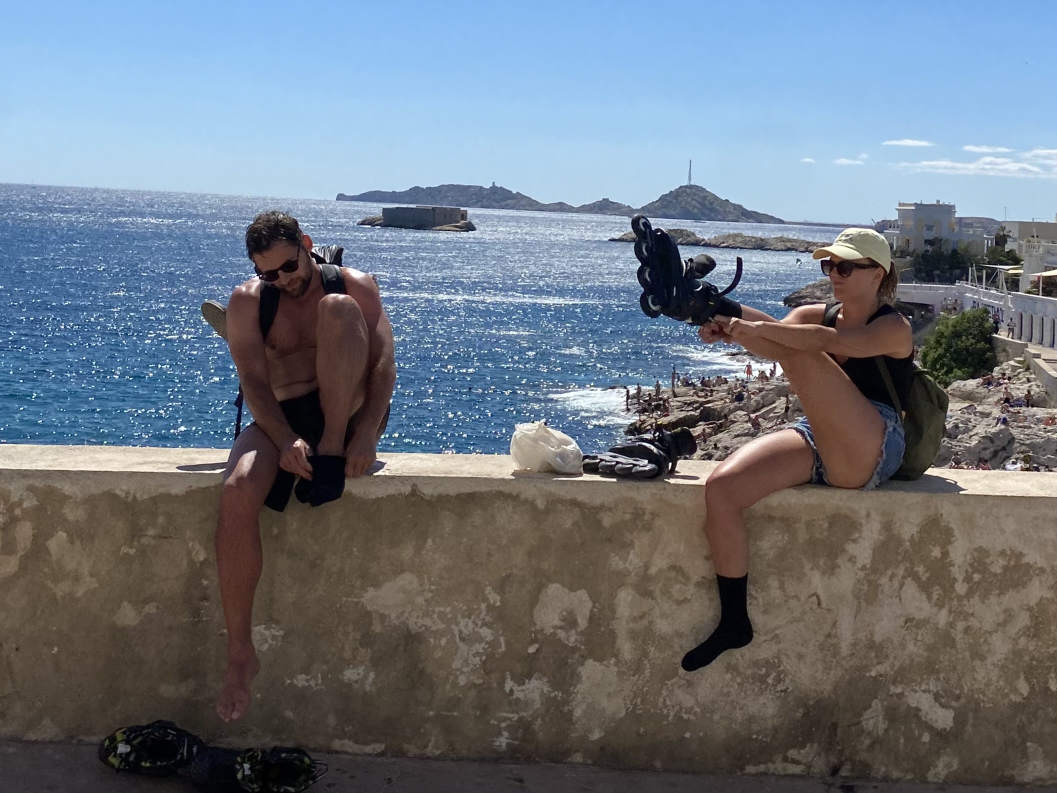 Roller skates in Marseille